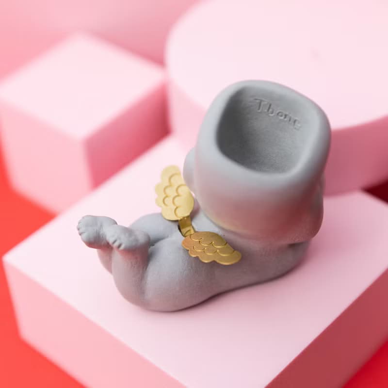 【快速出貨】雙倍的愛 摩艾小天使 擴香石 交換禮物