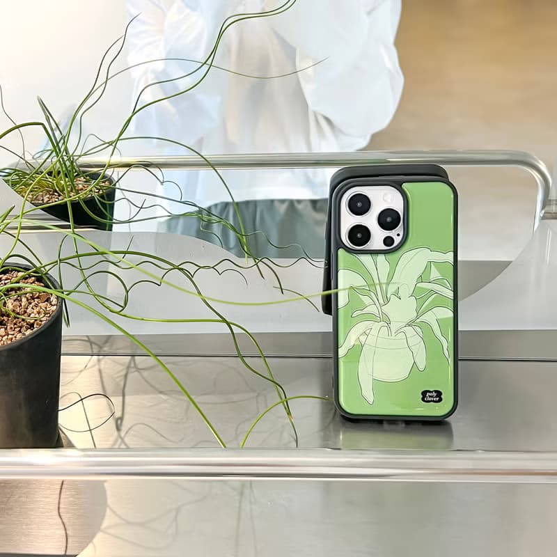 pet plant green Epoxy bumper case