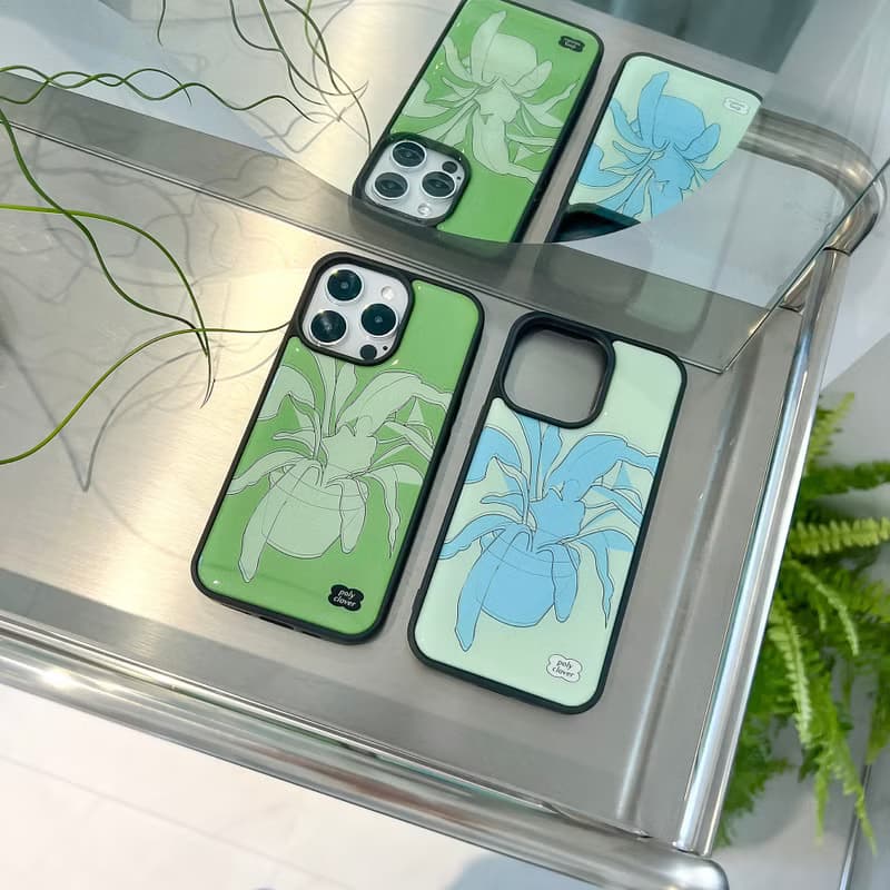 pet plant green Epoxy bumper case
