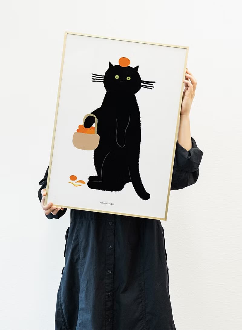 Tangerine Cat poster (A3/A4)