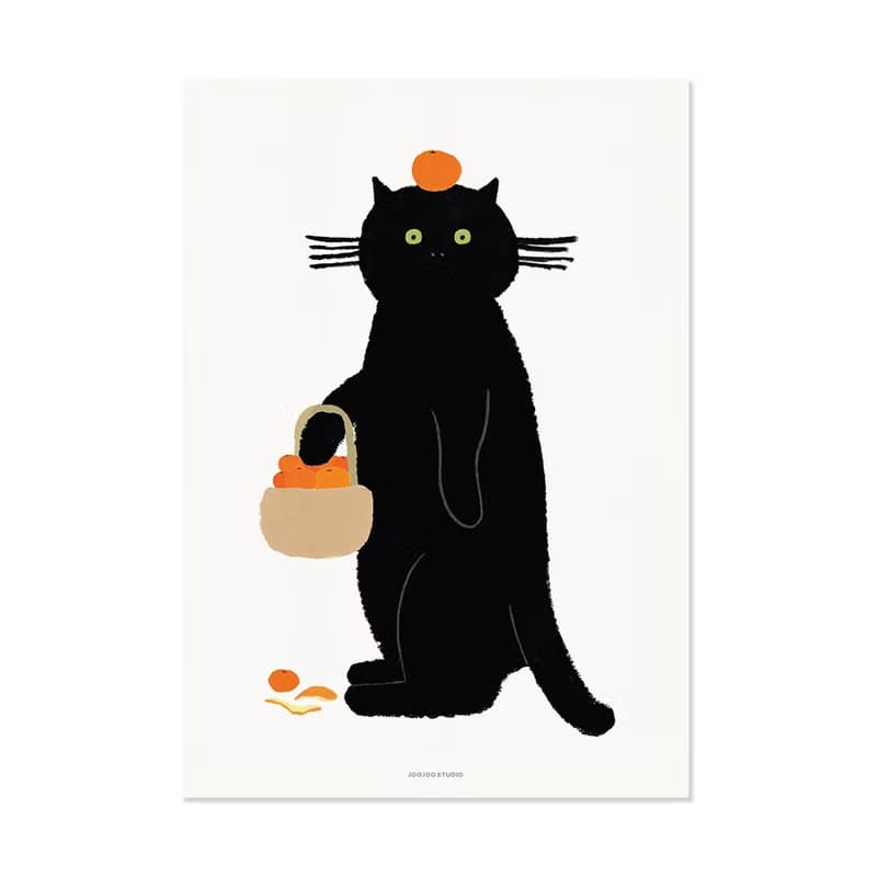 Tangerine Cat poster (A3/A4)