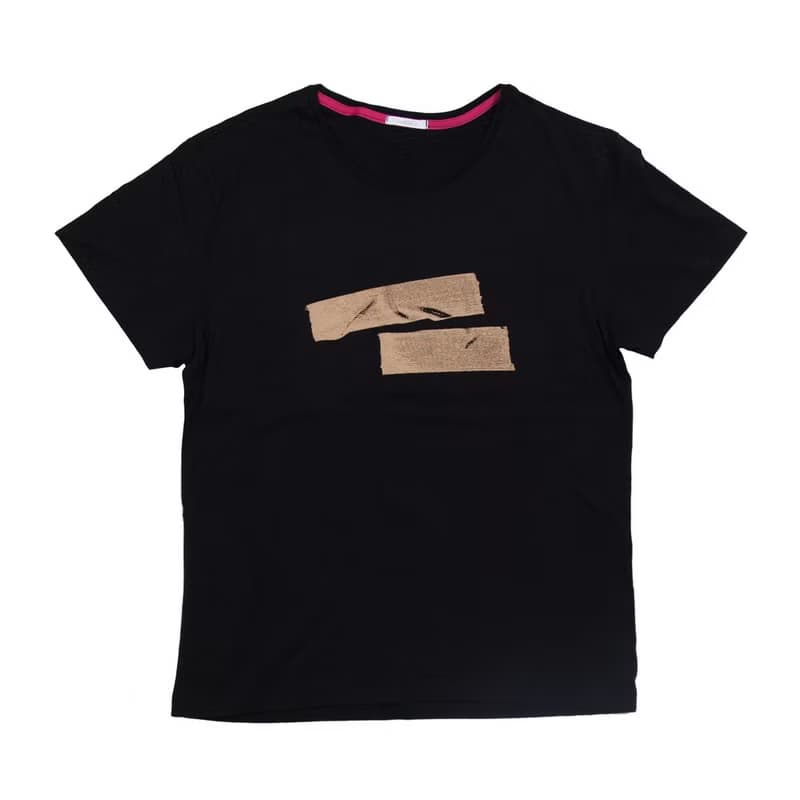 Realistic print. To be a surprise presenter. From the body Our original gum tape T-shirt Unisex S ~ L size Tcollector