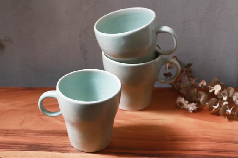 青藍梅灰馬克杯