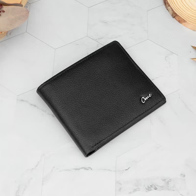 8卡簡約牛皮短夾29805