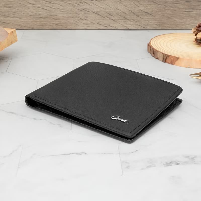 8卡簡約牛皮短夾29805