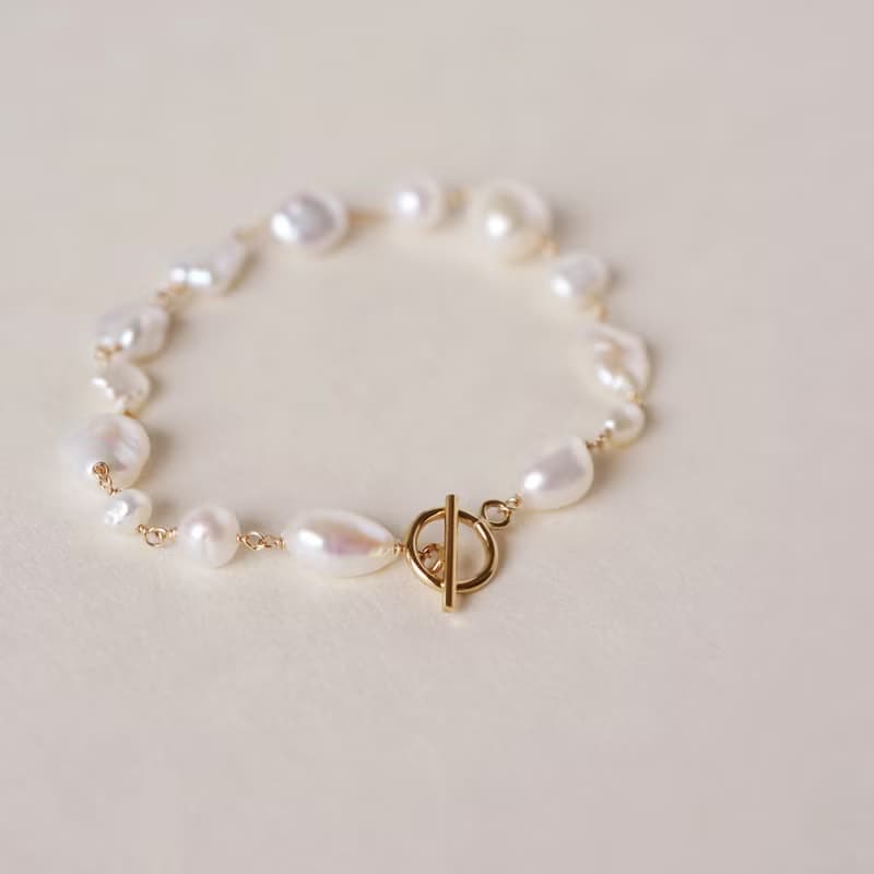 14kgf  MIXパールマンテルブレスレット