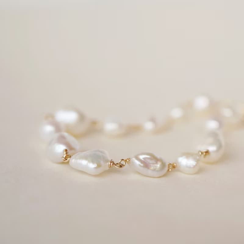 14kgf  MIXパールマンテルブレスレット