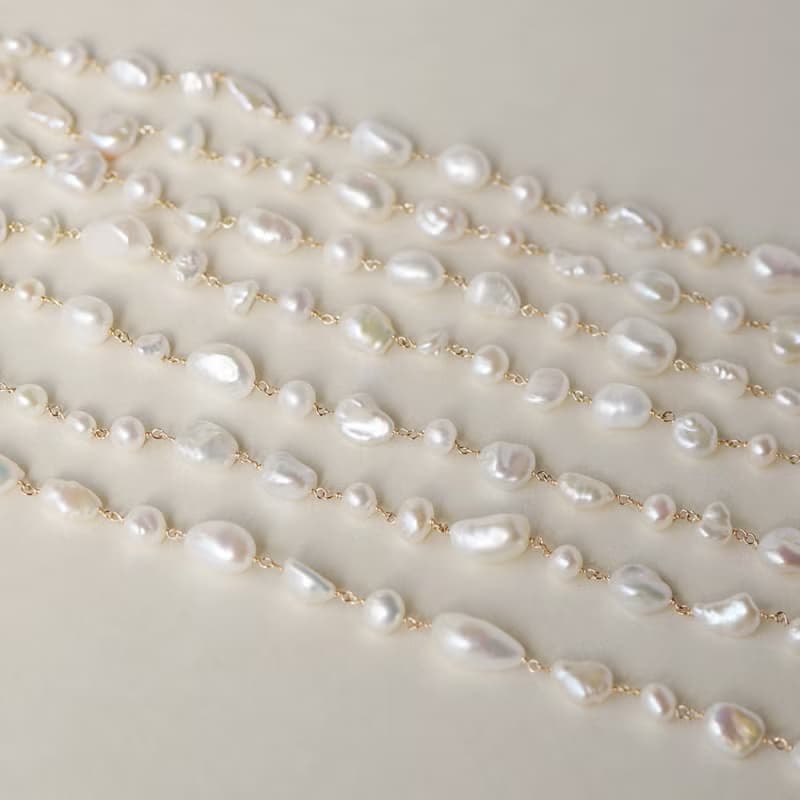 14kgf  MIXパールマンテルブレスレット