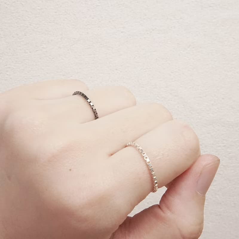 任選3件999 經典威尼斯 純銀鍊戒 女戒 軟戒指 多款戒圍 可當尾戒