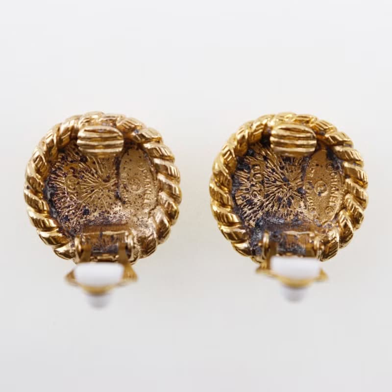 【日本直送】シャネル CHANEL ココマーク イヤリング 金メッキ 約16.0g レディース【中古】