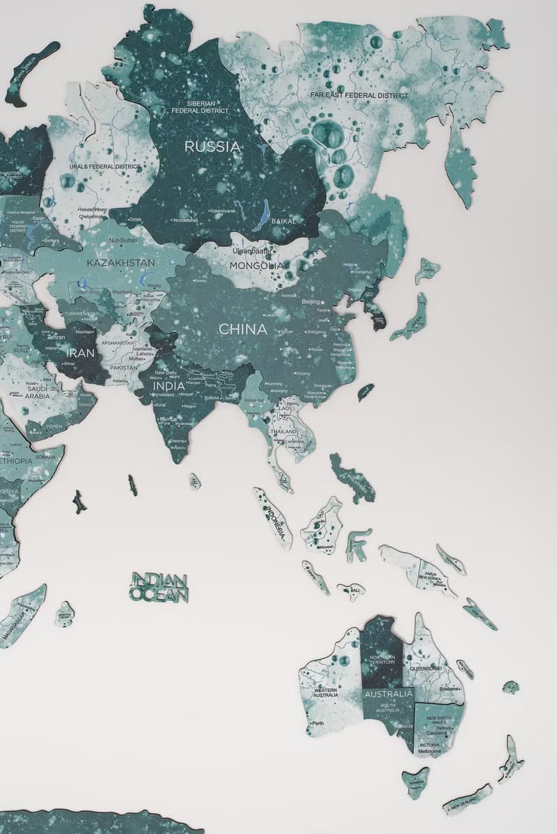 Home Wall Decor, 3D World Map, Wedding Gift for Couple, Birthday Gift Idea,