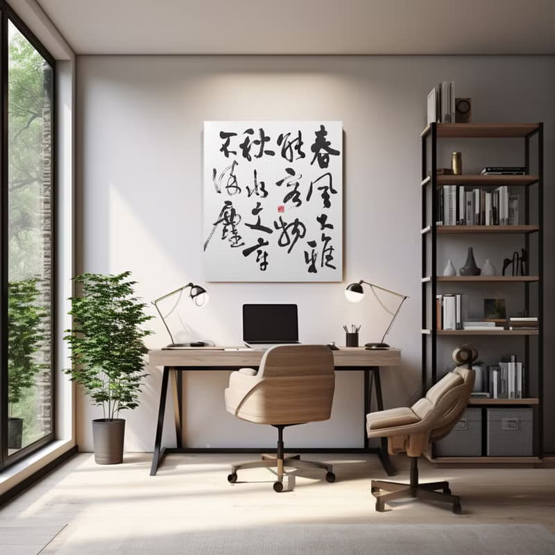 書法-無框畫 | 喬遷禮物 | 開店 | 民宿佈置 | 搬新家 | 裝飾畫