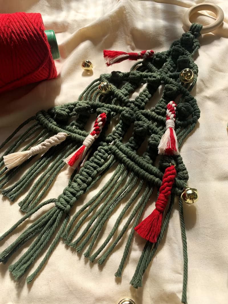 Macrame / Wall hanging / 中型壁掛 / 聖誕樹