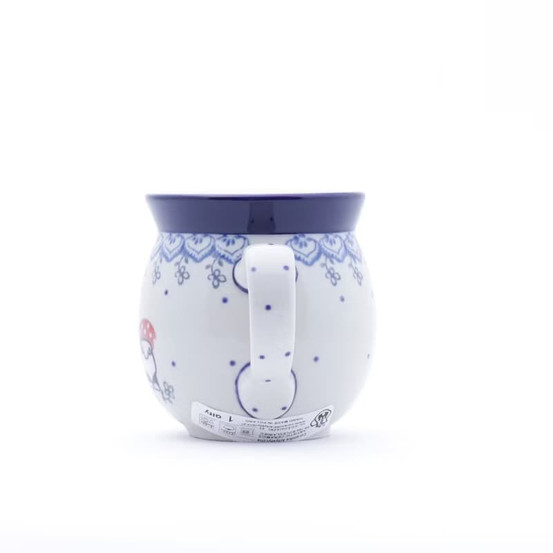 波蘭陶 禮盒包裝 胖胖杯 馬克杯-250ml-高6.5-森林中的小矮人