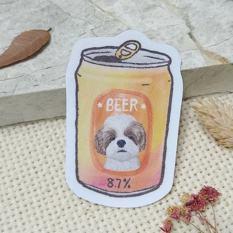 西施犬(斗斗)-春聯-防水貼紙~利是封-揮春-福貼-車貼-行李箱貼