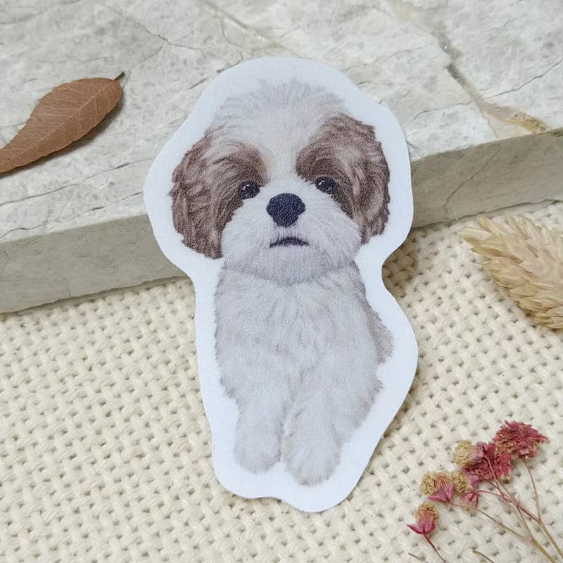 西施犬(斗斗)-春聯-防水貼紙~利是封-揮春-福貼-車貼-行李箱貼