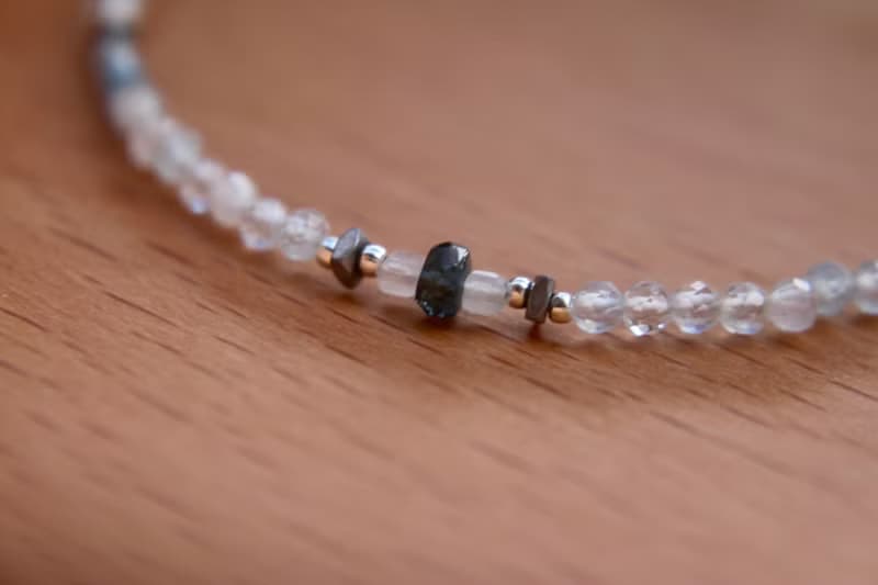 手鍊 藍寶石 海藍寶 天然石 - 放鬆 -