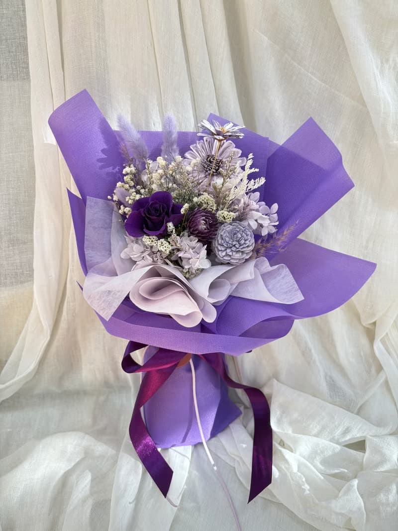 迅速出貨 畢業花束 情人節花束 生日禮物 擴香乾燥花 快速出貨
