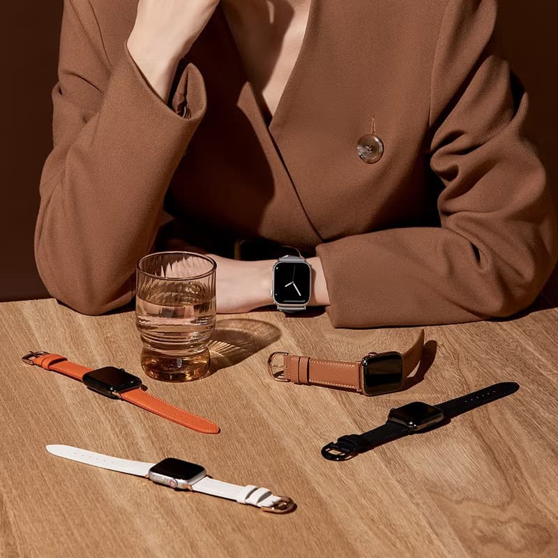 Apple Watch 銀河灰 • 贈皮革油 真皮 皮革 手錶 錶帶