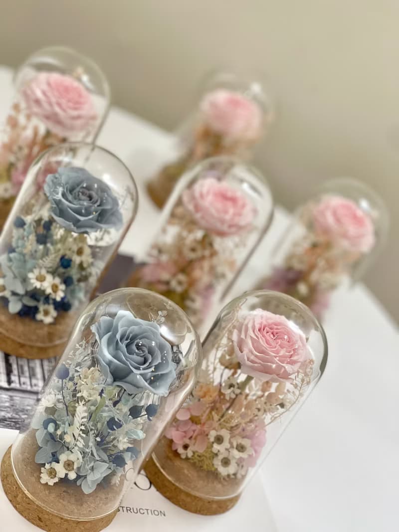 Rosemary小小花園玻璃罩  永生花/情人節/生日/畢業/禮物
