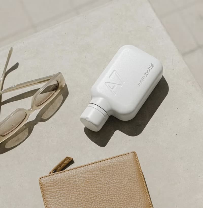 memobottle A7 250ml 不鏽鋼筆記本薄型水壺 (白色)
