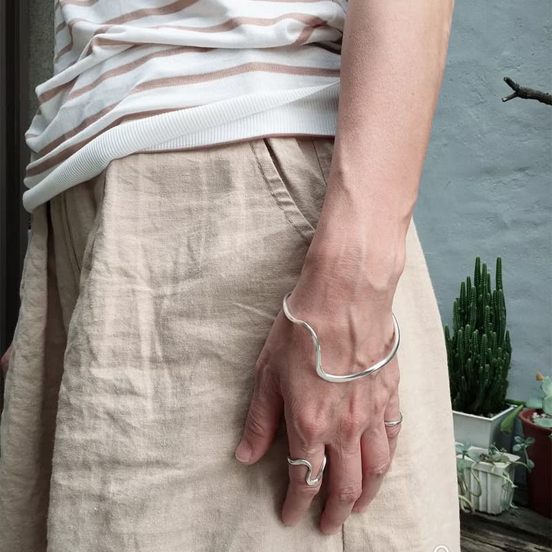 【體驗】山水純銀戒指,下單2位可享85折,手作的詩台南金工戒指diy
