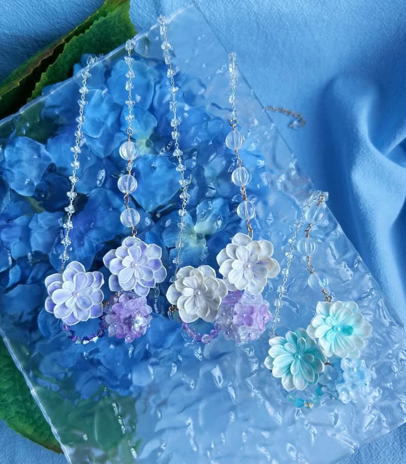 繡球花 萬華鏡 花團頸鏈