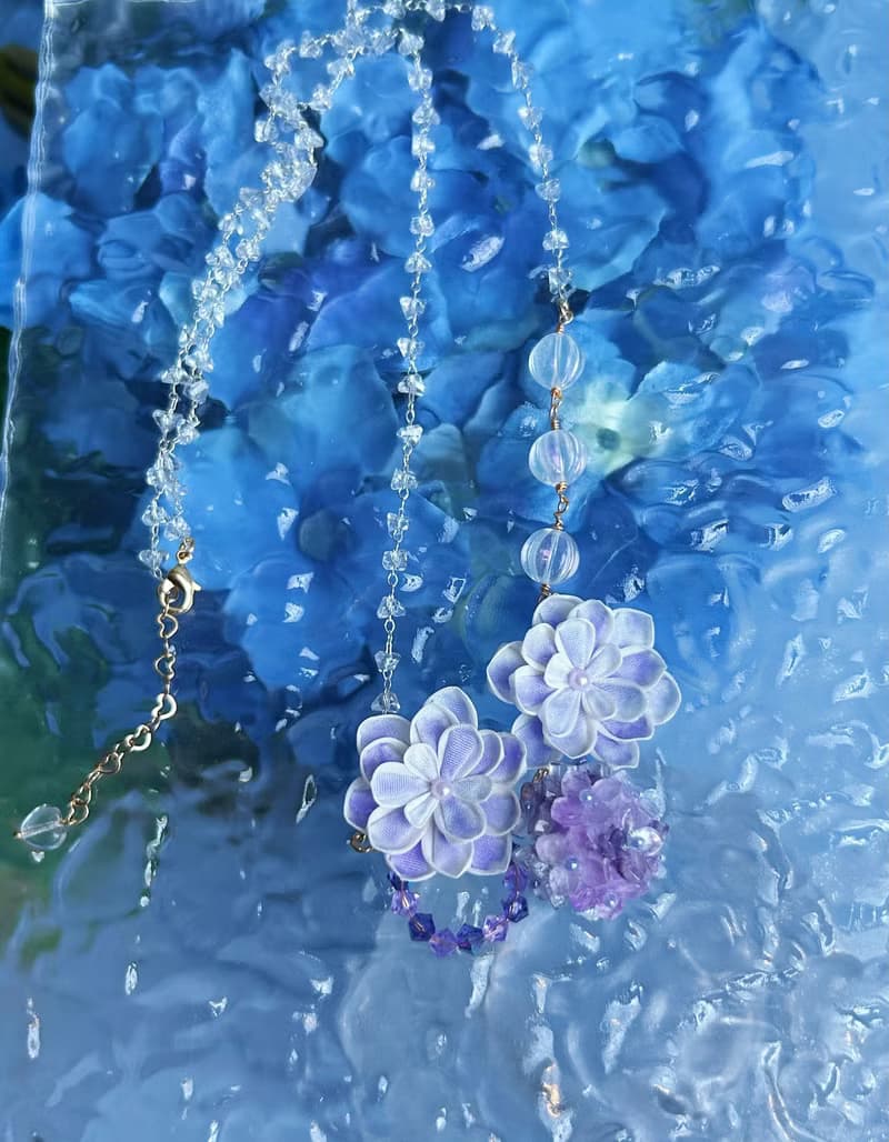 繡球花 萬華鏡 花團頸鏈