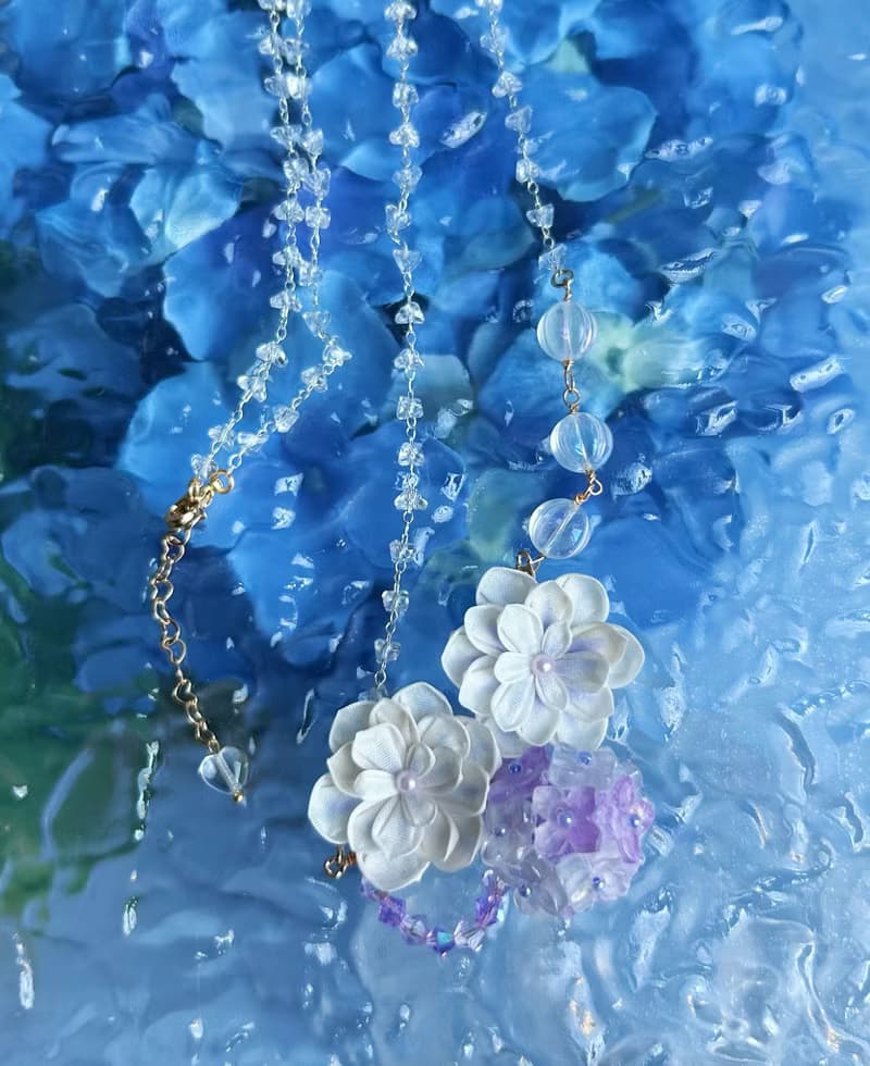 繡球花 萬華鏡 花團頸鏈