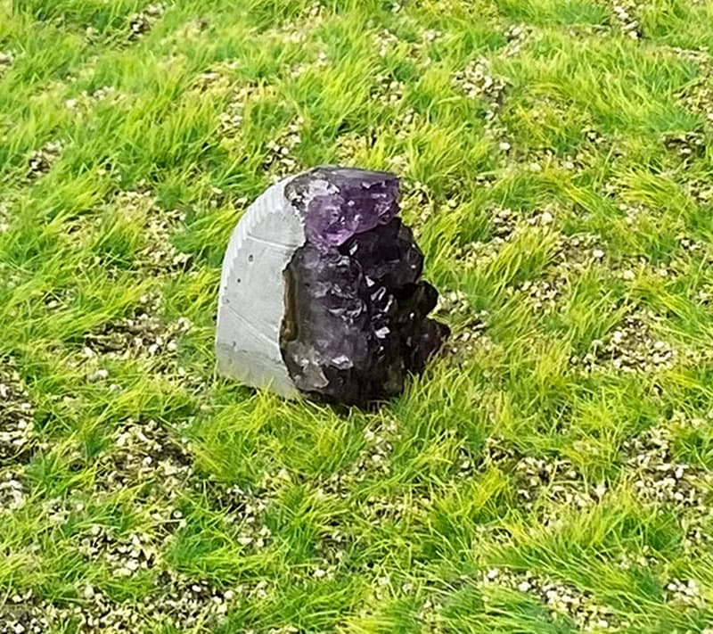 天然紫晶鎮 紫水晶// 招財 療癒// 消磁淨化 辦公室開運 增智慧