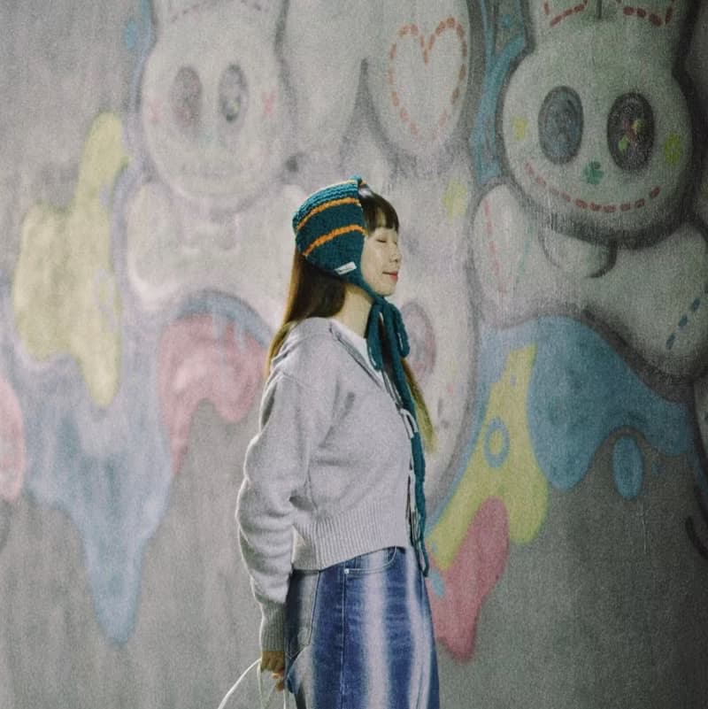 【Fluffy Muffler】 Handmade Knit Hoodory by ASPO || Earmuffs Fluffy scarf