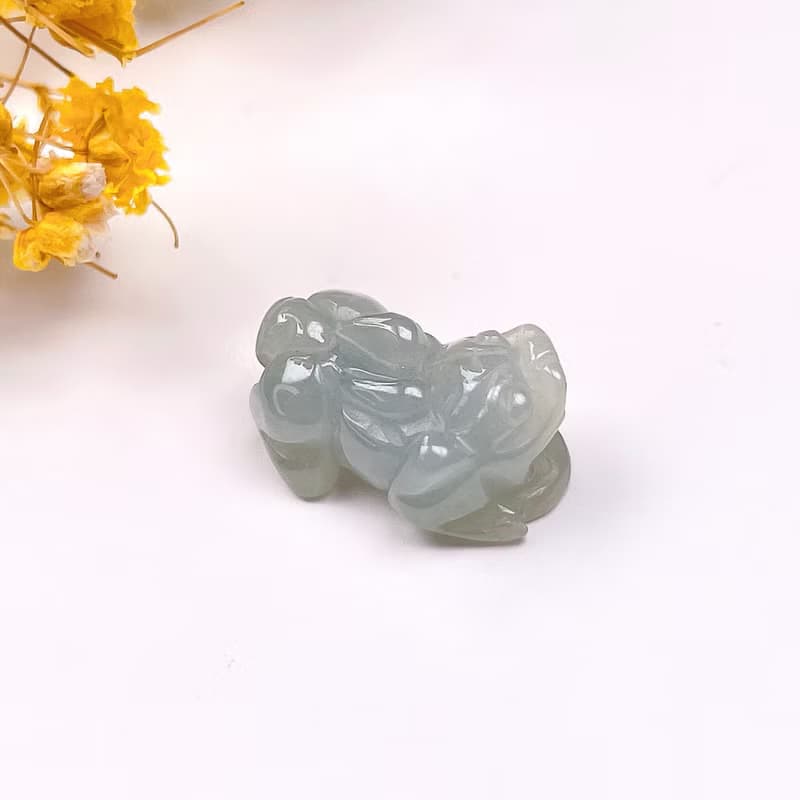 【招財神獸】冰糯種翡翠貔貅擺飾 | 天然緬甸玉翡翠A貨