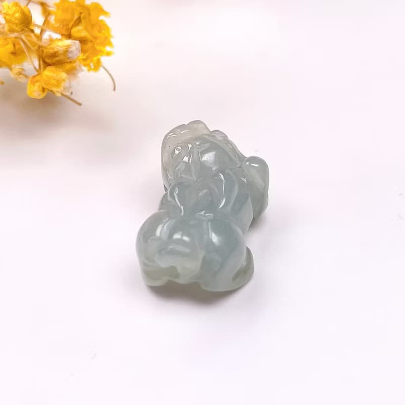 【招財神獸】冰糯種翡翠貔貅擺飾 | 天然緬甸玉翡翠A貨