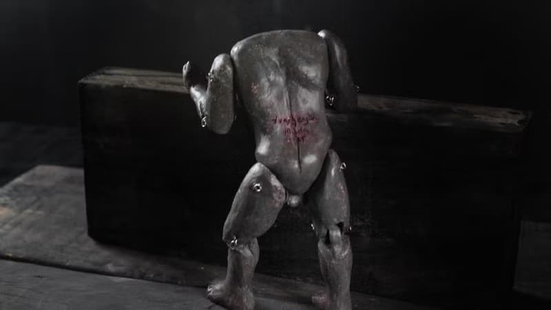 無頭先生 (雕塑 陶偶 公仔)