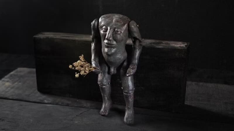 無頭先生 (雕塑 陶偶 公仔)