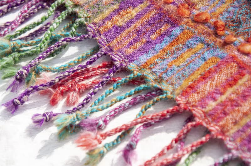喀什米爾Cashmere/水煮羊毛披肩/針織圍巾/刺繡圍巾/羊絨披巾-花