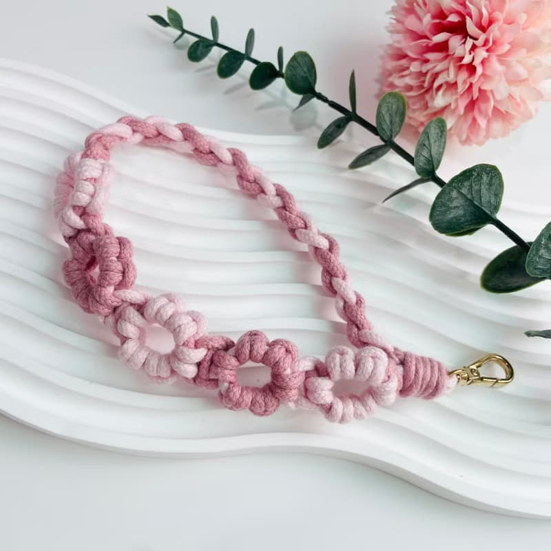 母親節禮物 交換禮物 手工編織 手機繩 手機掛繩 Phone Strap /客