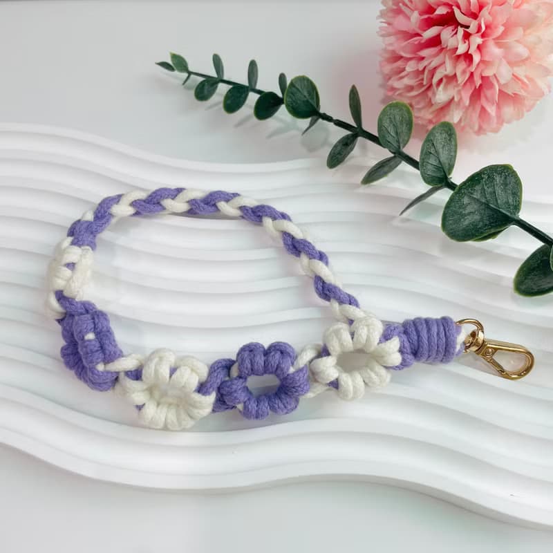 母親節禮物 交換禮物 手工編織 手機繩 手機掛繩 Phone Strap /客
