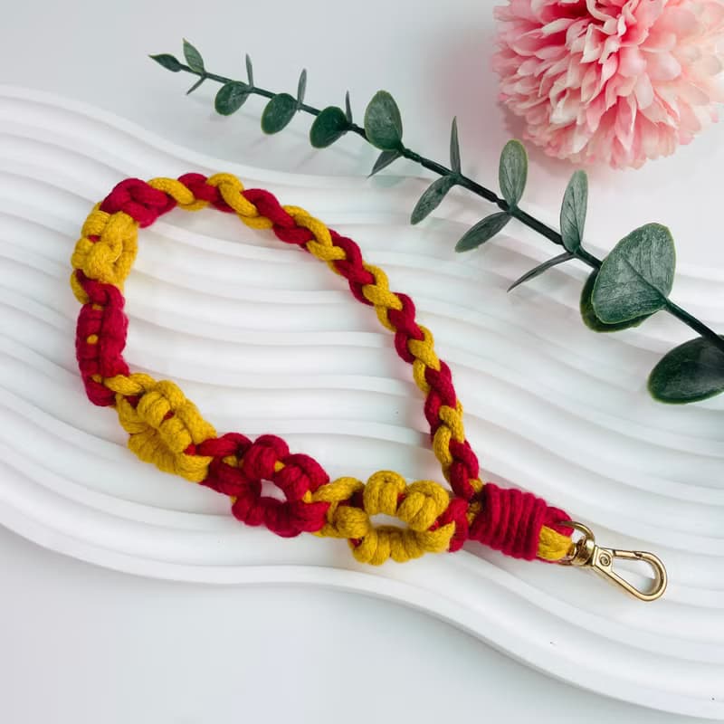 母親節禮物 交換禮物 手工編織 手機繩 手機掛繩 Phone Strap /客