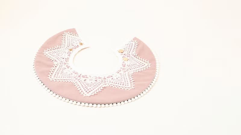 Handmade by Mina【AGF系列】愛麗絲夢遊仙境女寶寶360旋轉圍兜