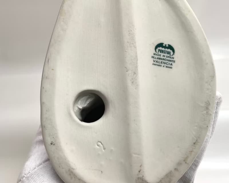 復古瓷器皮埃羅雕像手繪西班牙瓦倫西亞 20 世紀 70 年代