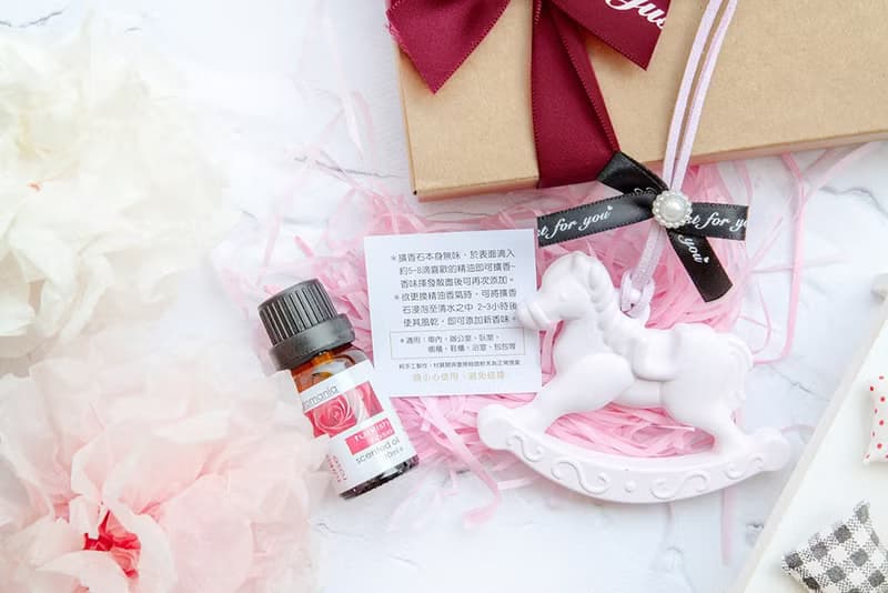 木馬擴香石掛飾 婚禮小物 生日禮物 畢業禮物 情人節禮物