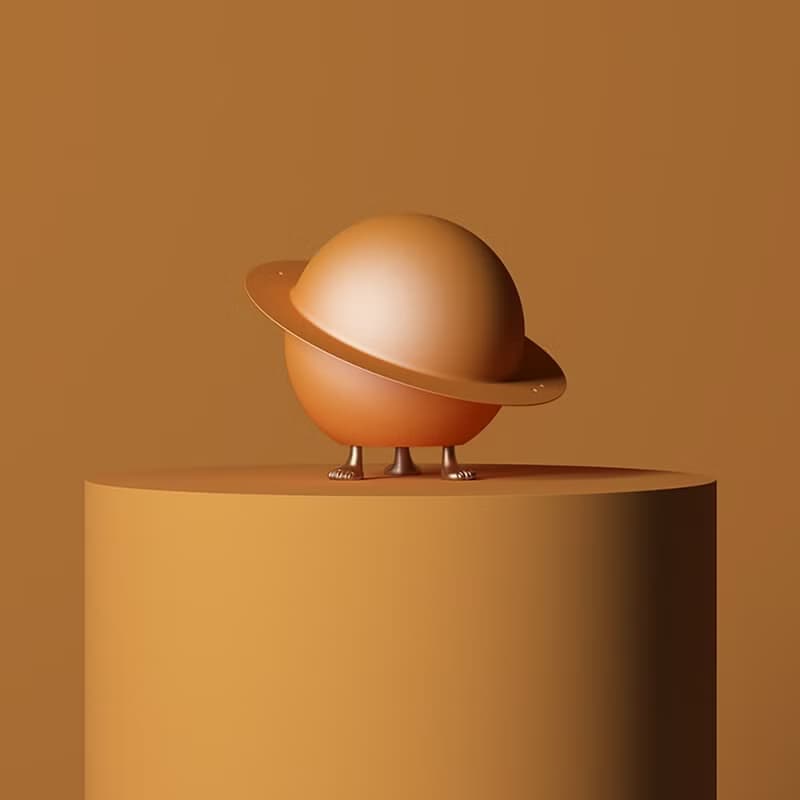 可愛貓腳 星球造型 鑰匙收納盒 雜物收納盒