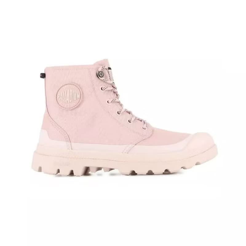 PALLADIUM PAMPA RECYCL LT+ WP+ 拉鍊防水靴 桃粉 74066