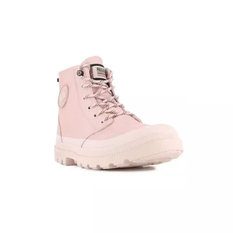 PALLADIUM PAMPA RECYCL LT+ WP+ 拉鍊防水靴 桃粉 74066