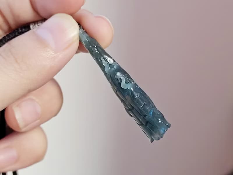 【親翠】天然翡翠 冰瓜地馬拉枯木逢春意境項鍊 | 枯木漂流木藝術
