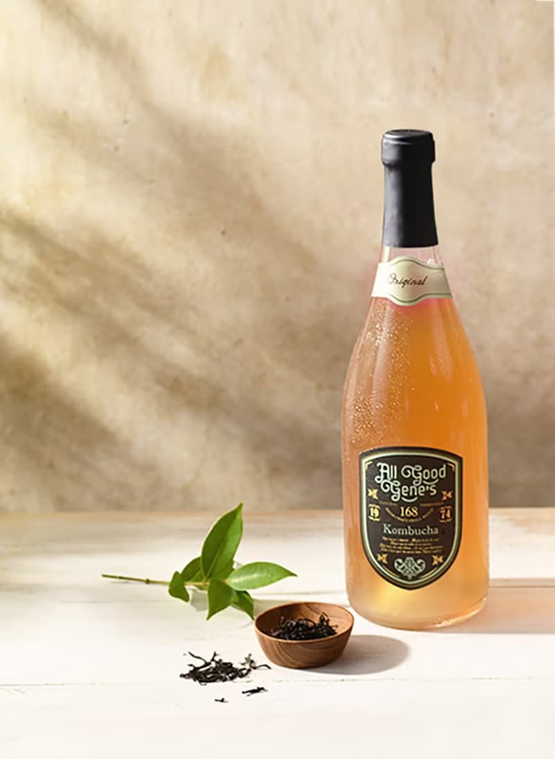 世界康普茶大賽銀獎 All Good Gene's 經典原味康普茶 /750ml