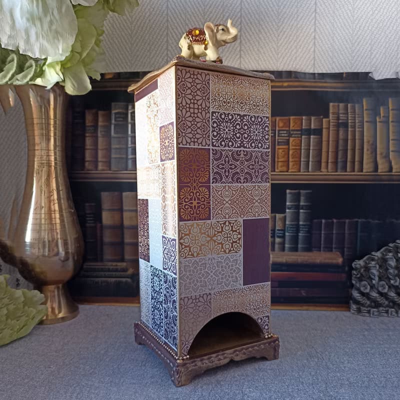 Tea house, Wooden tea box, Tea Party, kitchen decor, housewarming gift