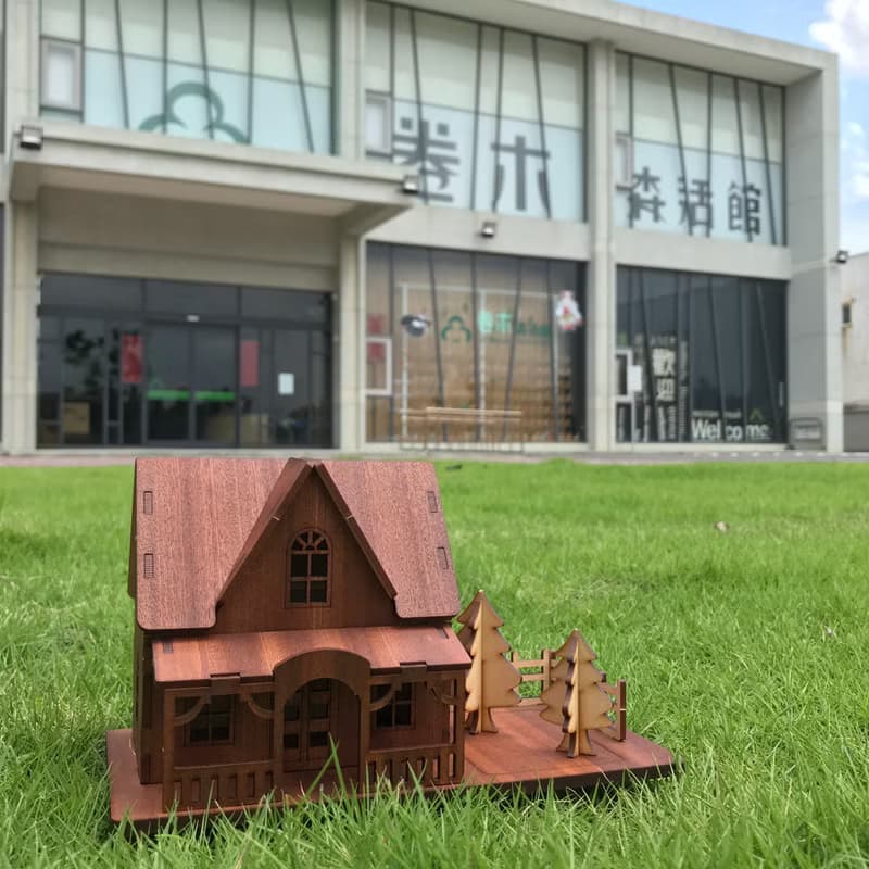 【手作DIY】北歐風 小木屋 木製存錢筒 木質 質感 送禮 聖誕禮物