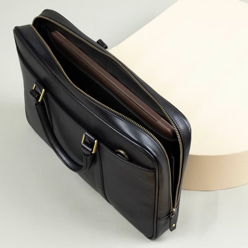 Leather Laptop Bag for MacBook Air or Pro 13 inch
